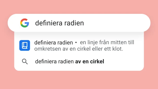 En sökning på “vad betyder varför” visar resultatet “av vilken anledning”